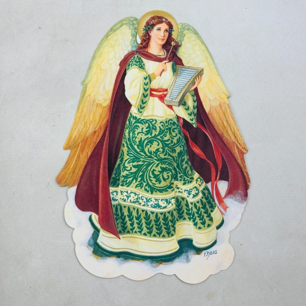 Hallmark Christmas Angel Chorus Xylophone Robert Haas 44 Cards 47 Foil Envelopes